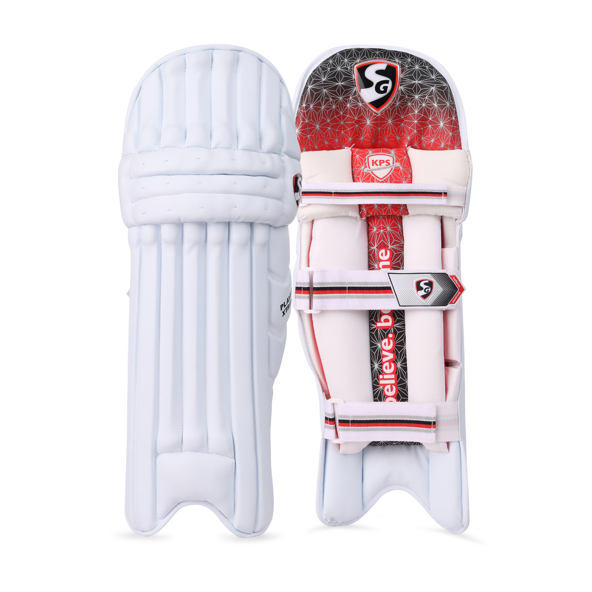 SG PLAYER XTREME BATTING PADS - JUNIOR — front and rear views
