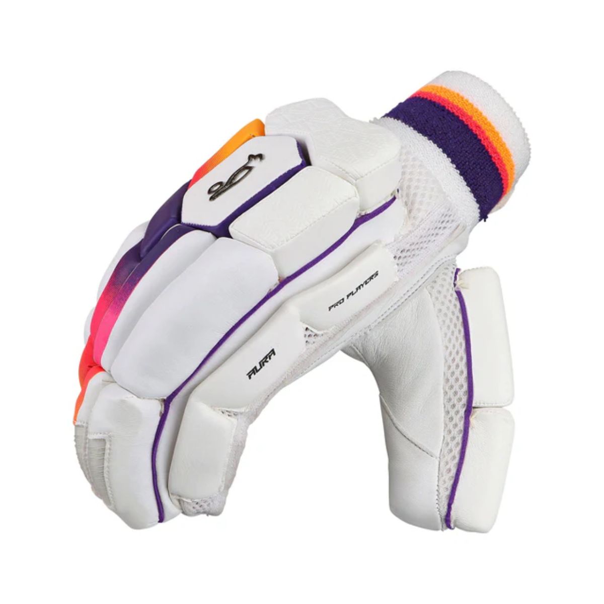 Kookaburra AURA PRO PLAYERS BATTING GLOVES - SENIOR — side view