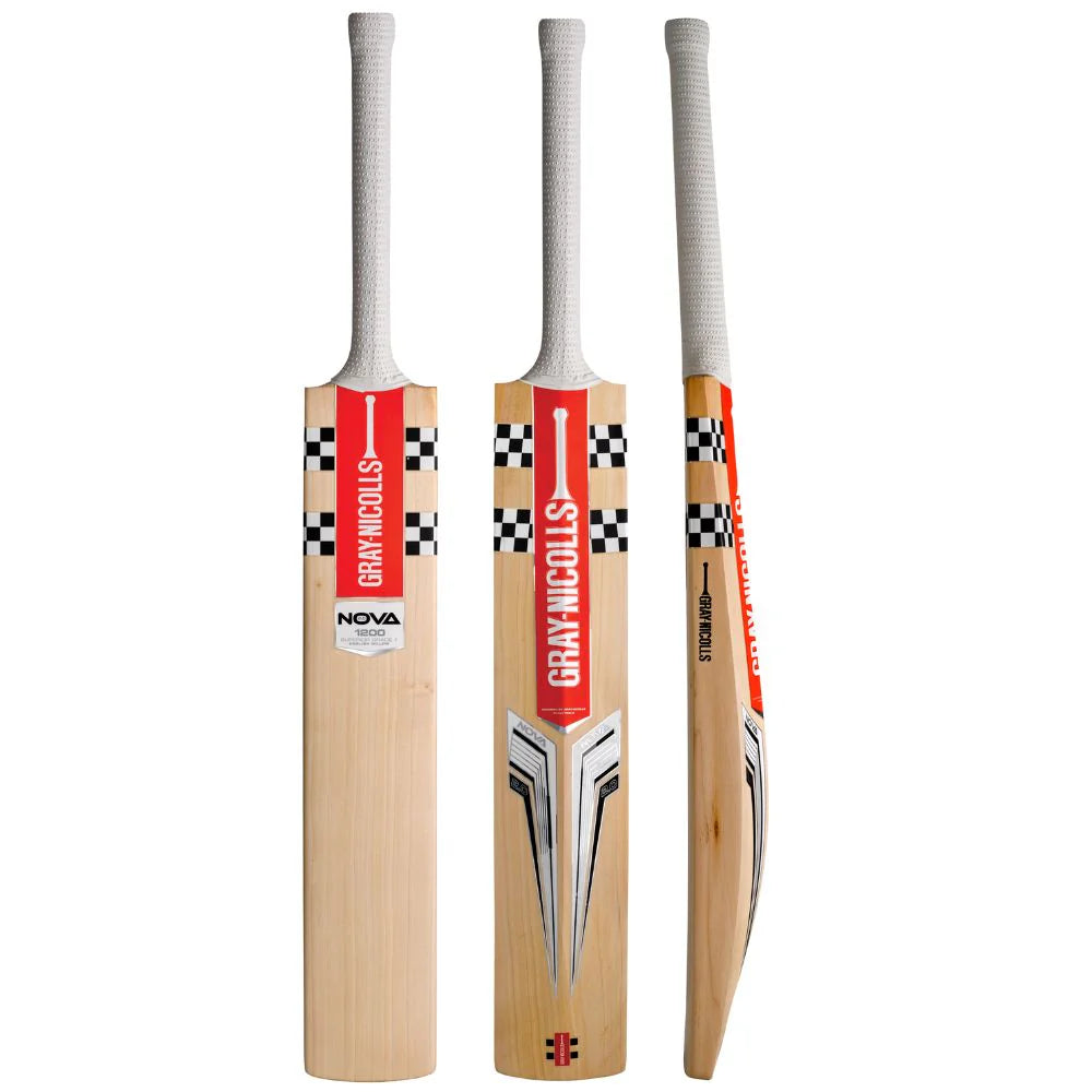 GRAY-NICOLLS NOVA 2.0 1200 JUNIOR ENGLISH WILLOW CRICKET BAT - Cricket For All