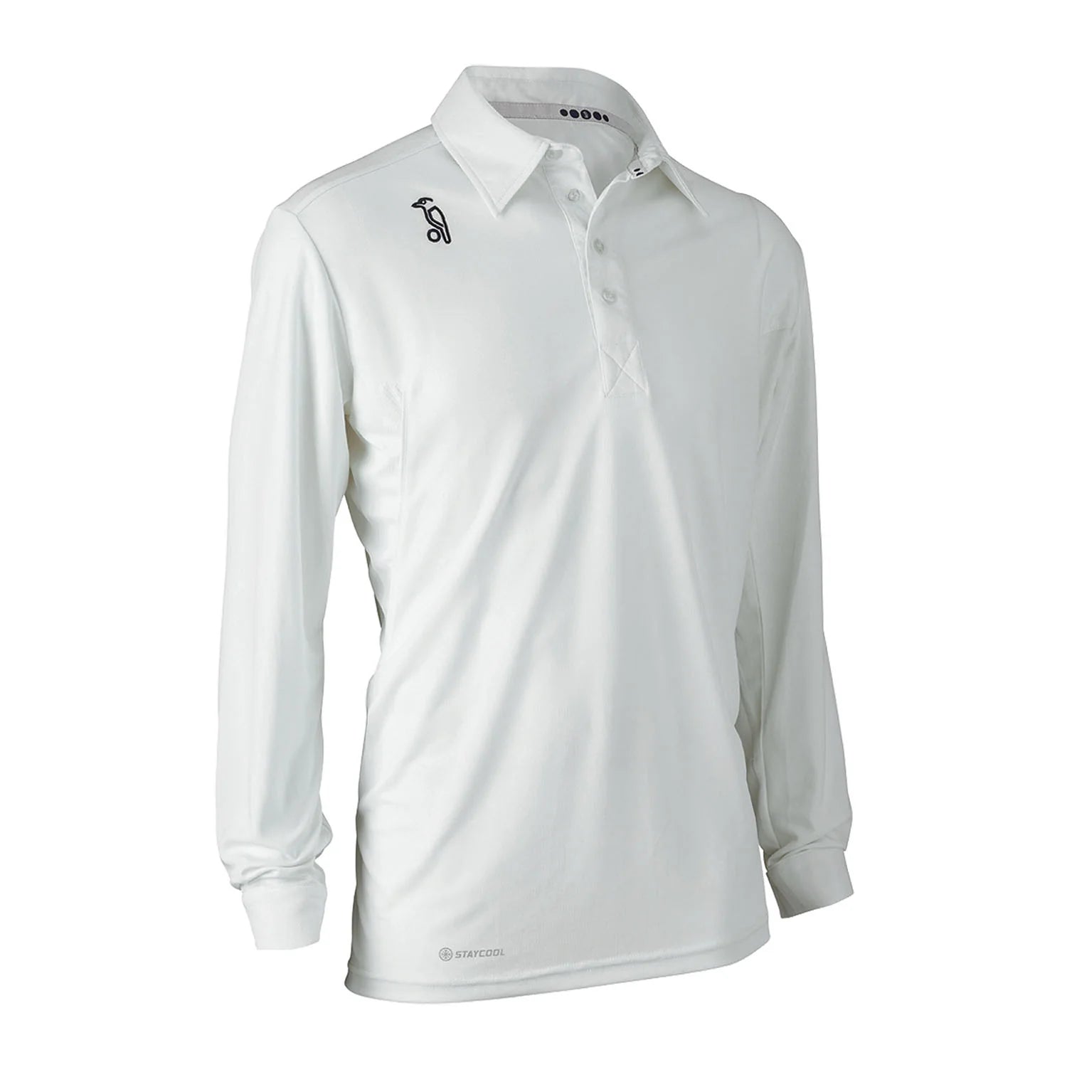 Kookaburra Pro Active Long Sleeve Shirt White