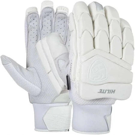 SG HILITE WHITE BATTING GLOVES ADULT - Cricket For All