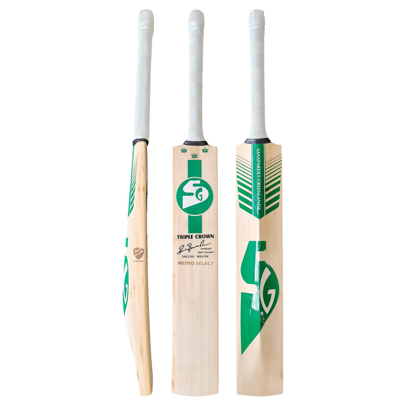 SG TRIPLE CROWN RETRO SELECT ENGLISH WILLOW CRICKET BAT - Cricket For All