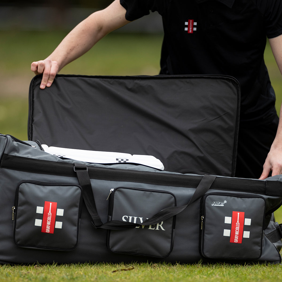 Gray-Nicolls Silver Wheel Bag — manufacturer additional product view