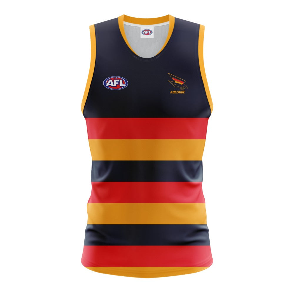 AFL Sleeveless Replica Jumper - Junior — Adelaide — front view