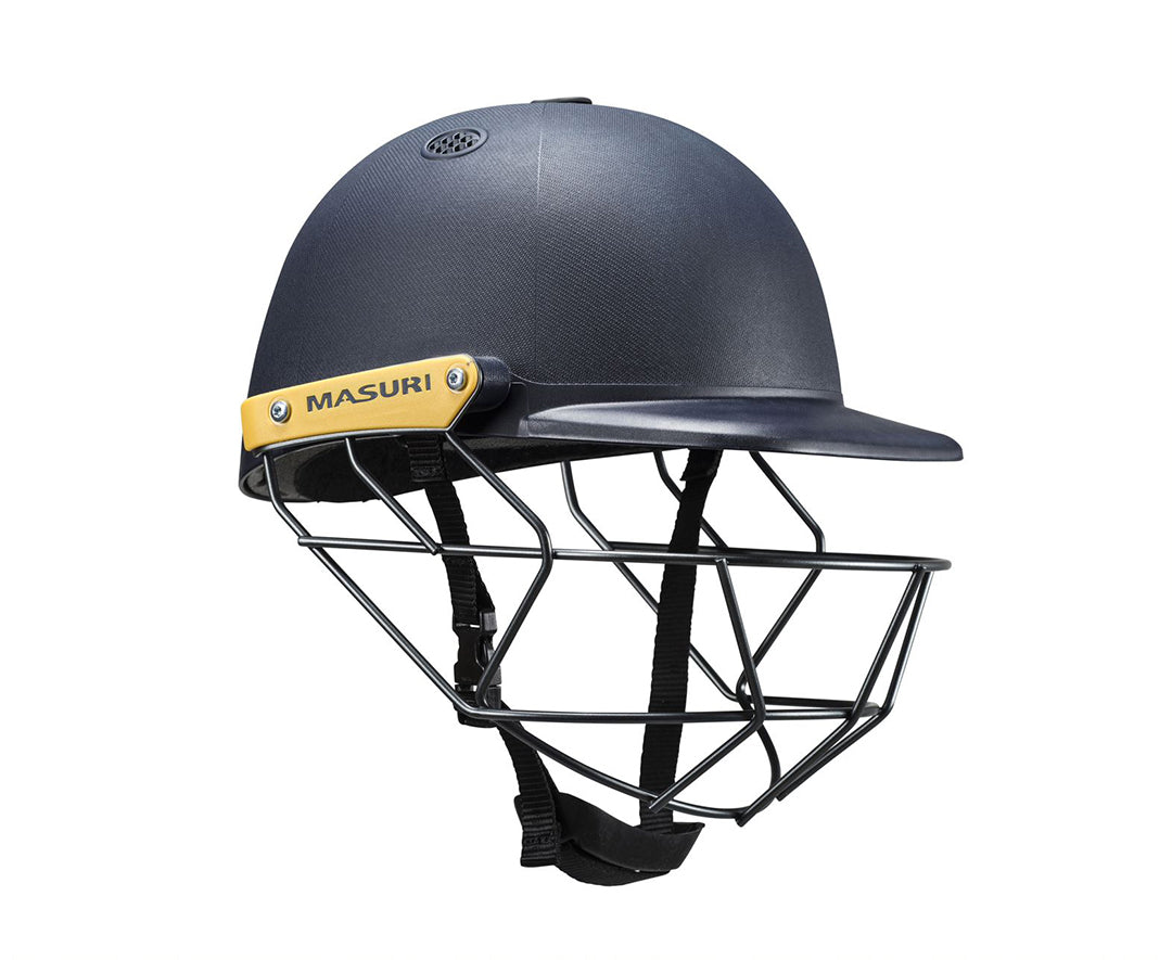 Masuri C-Line Steel Junior cricket helmet in navy