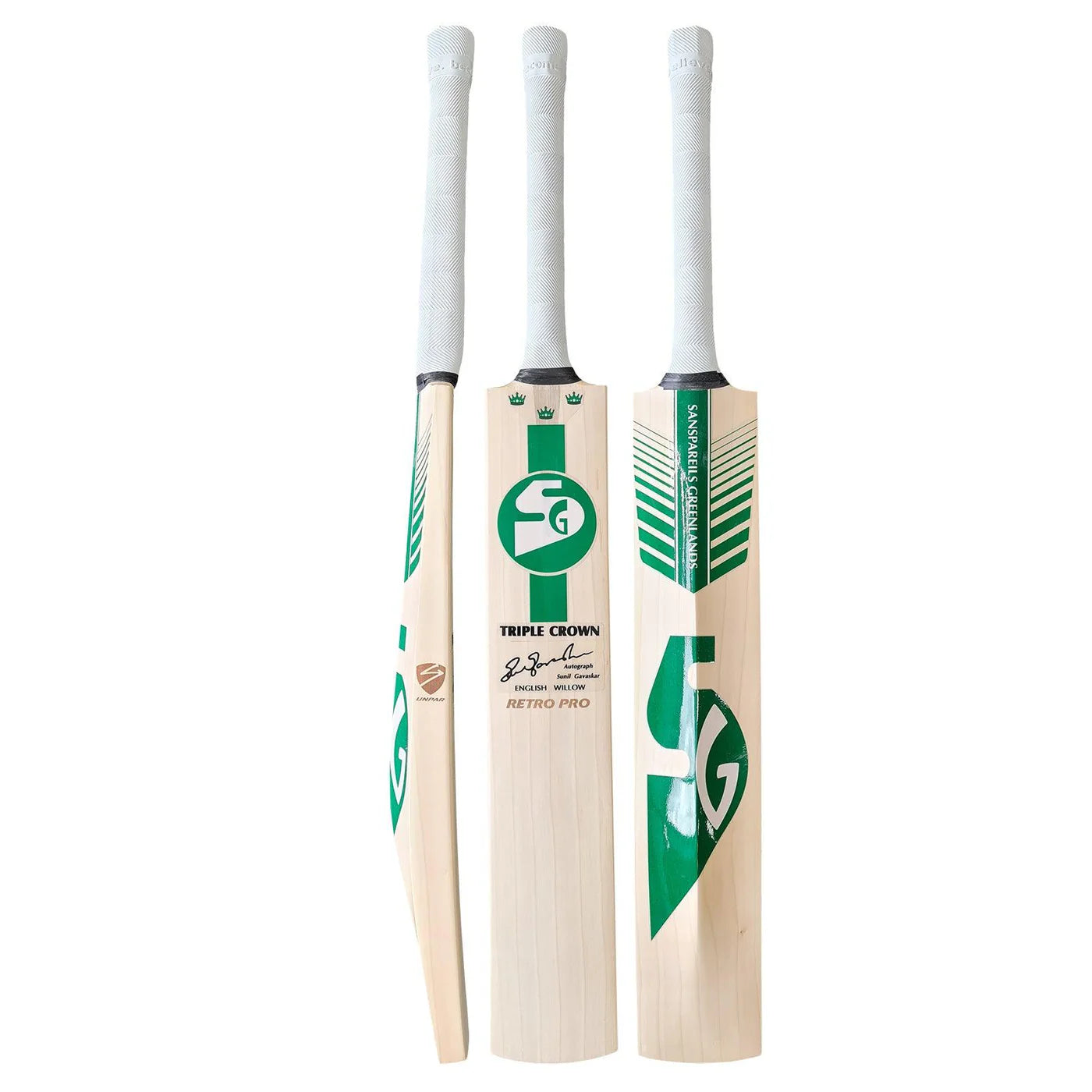 SG TRIPLE CROWN RETRO PRO ENGLISH WILLOW CRICKET BAT - Cricket For All