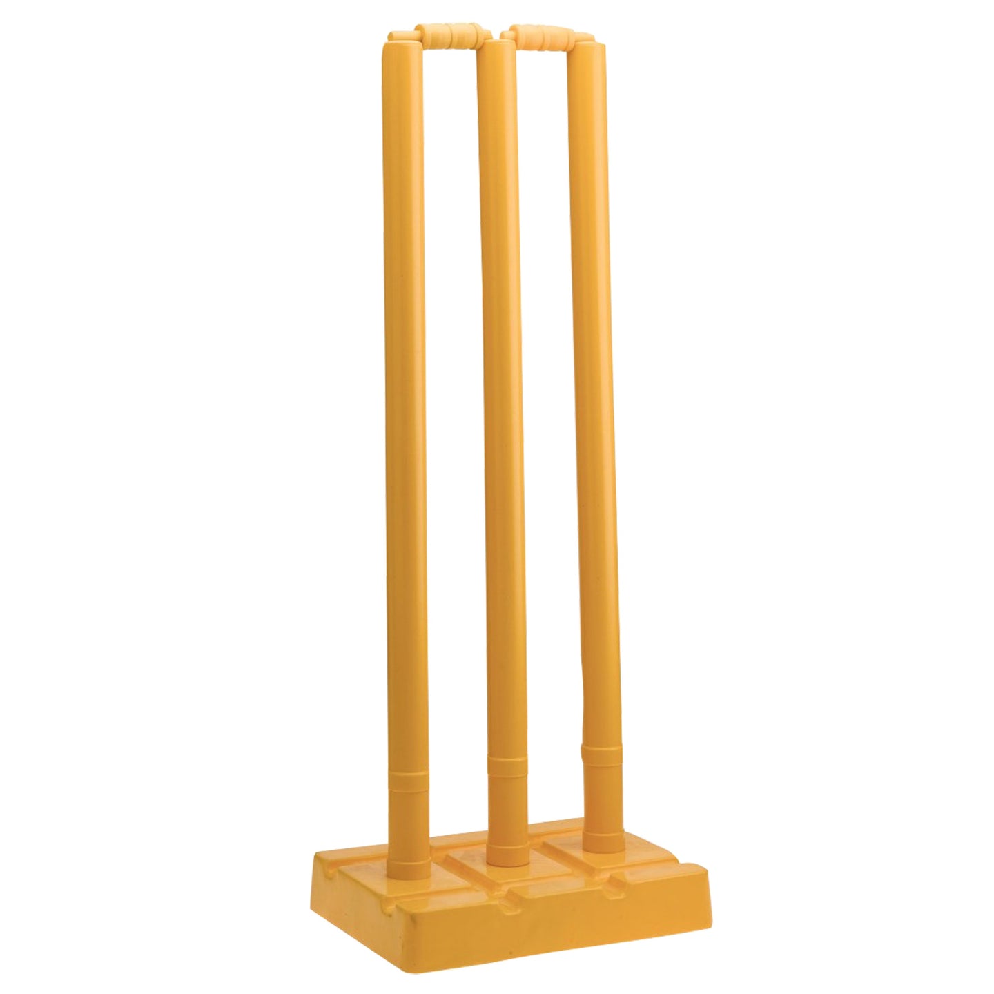 Gray Nicolls Yellow Stumps (Base / 3 Stumps / 2 Bails) - Cricket For All