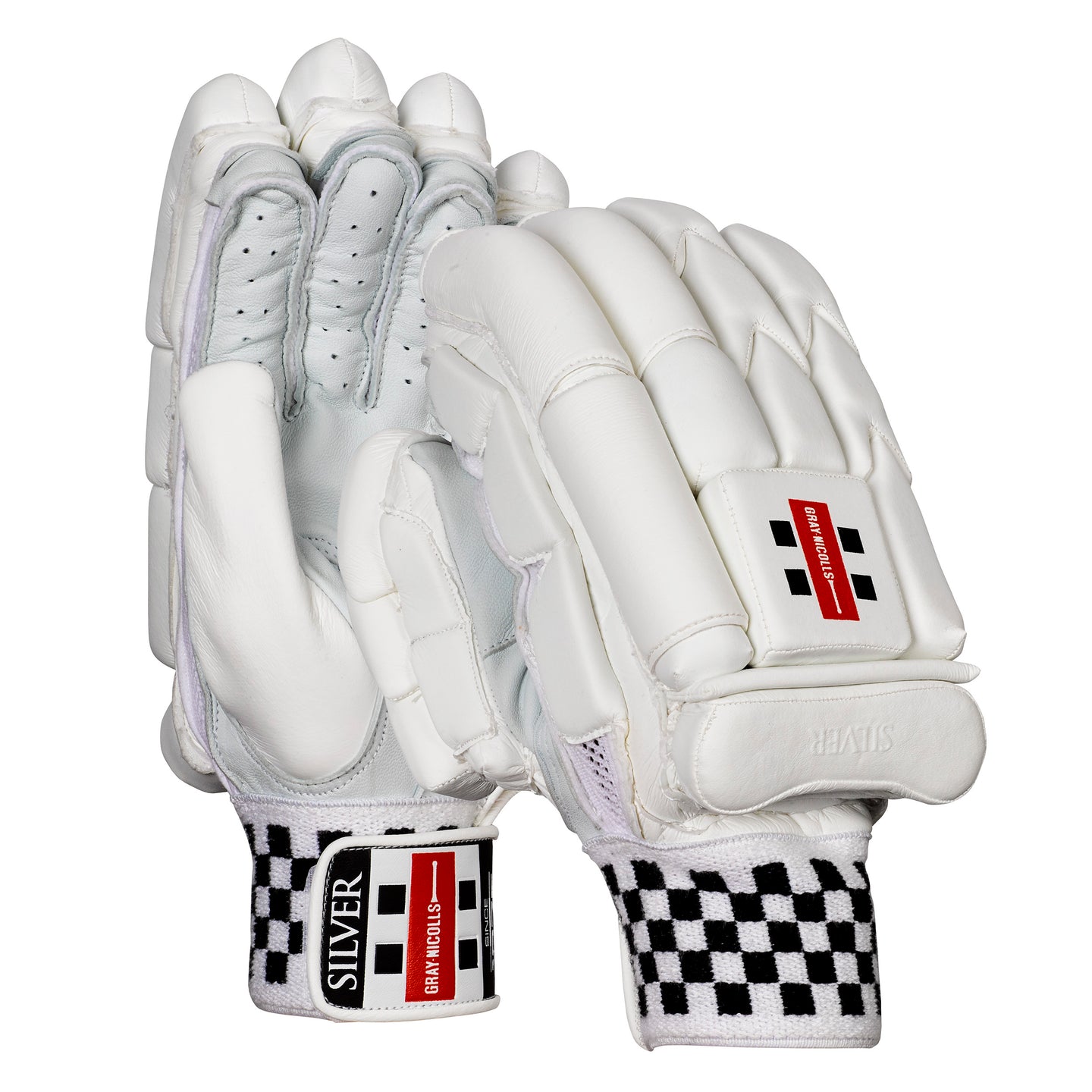 Gray-Nicolls Silver Batting Gloves-A-LH