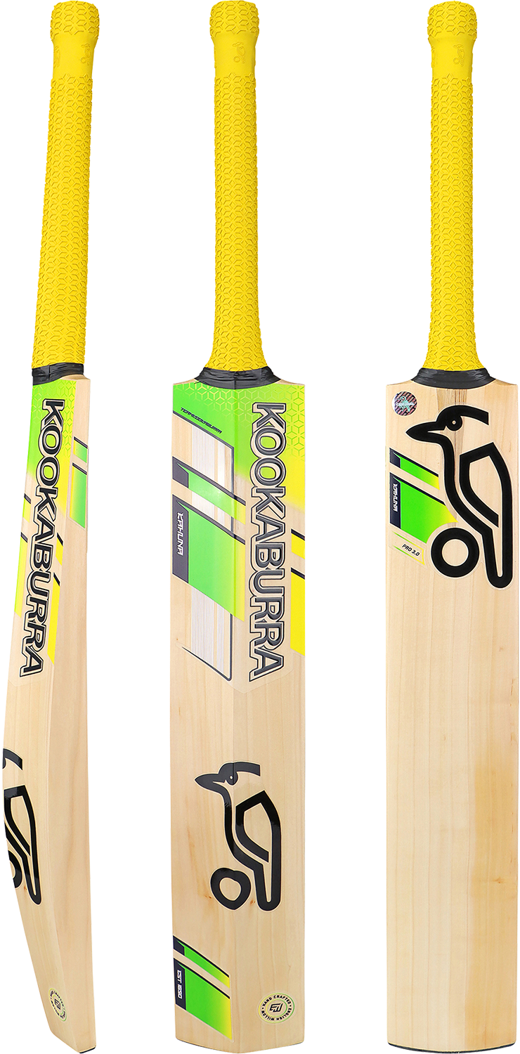 KOOKABURRA KAHUNA PRO 3.0 ENGLISH WILLOW CRICKET BAT - JUNIOR