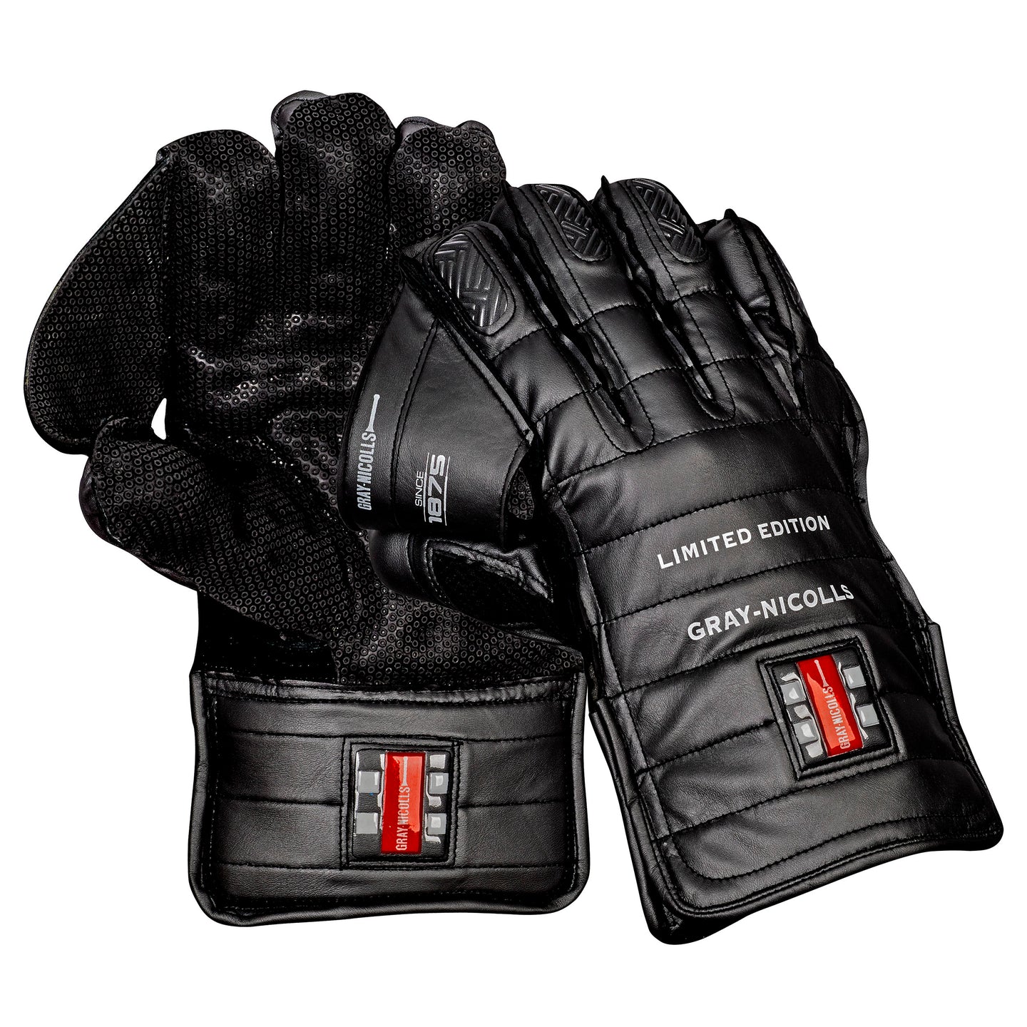 Gray-Nicolls Limited Edition Charcoal Wicket Keeping Gloves-A