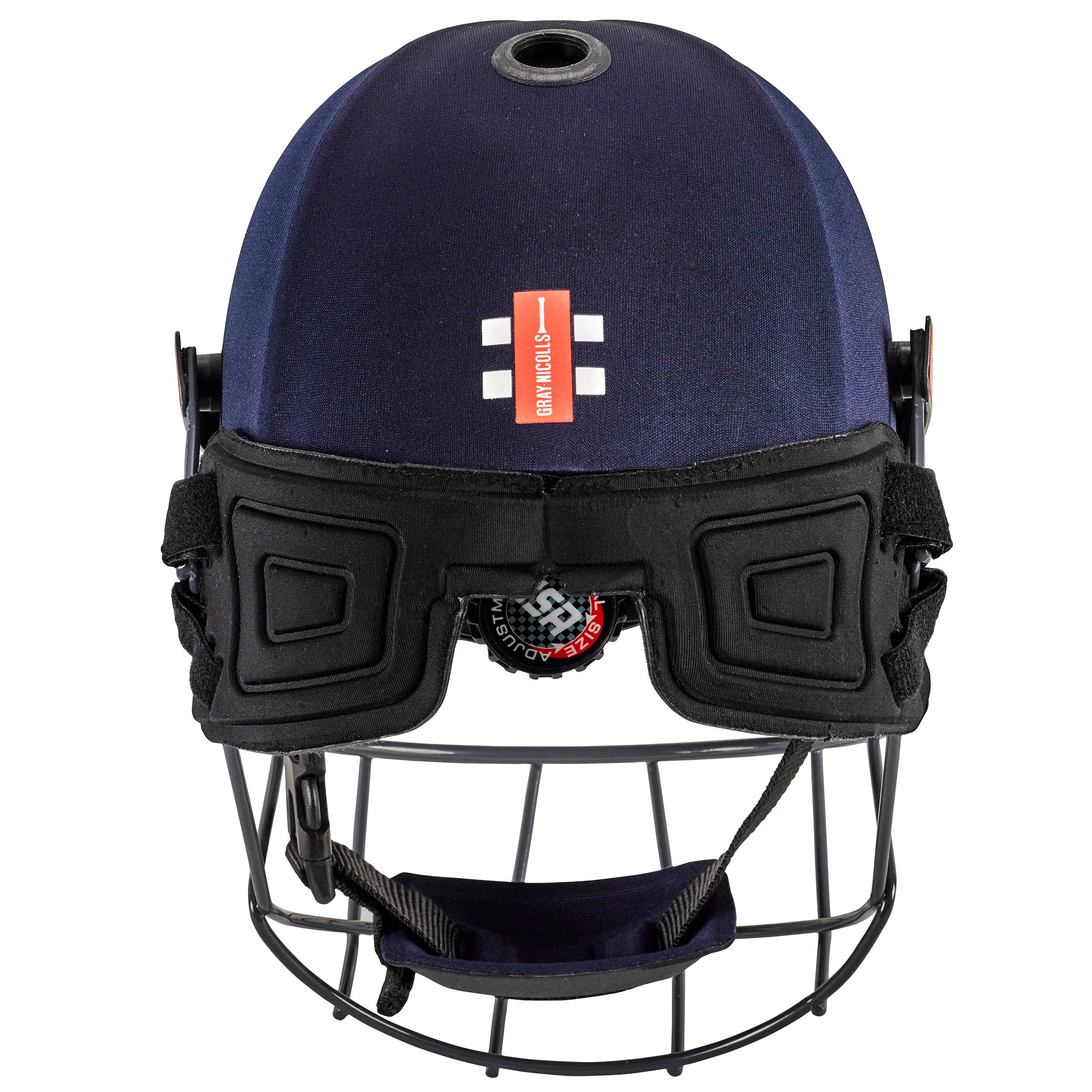 Gray-Nicolls Junior Elite Helmet (w/neck)-Navy-S Jnr