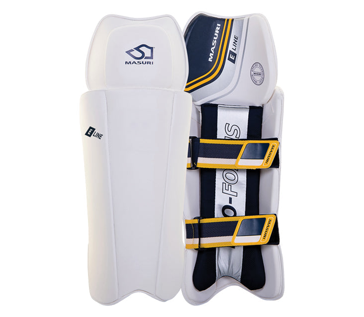 MASURI E-LINE WICKETKEEPING PADS - SENIOR