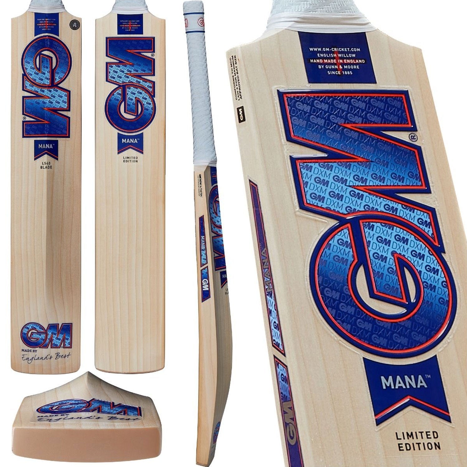 GM MANA DXM 909 ENGLISH WILLOW CRICKET BAT - SENIOR