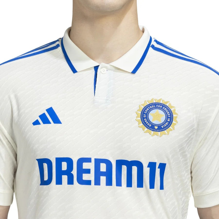 INDIA CRICKET TEST JERSY - OFF WHITE