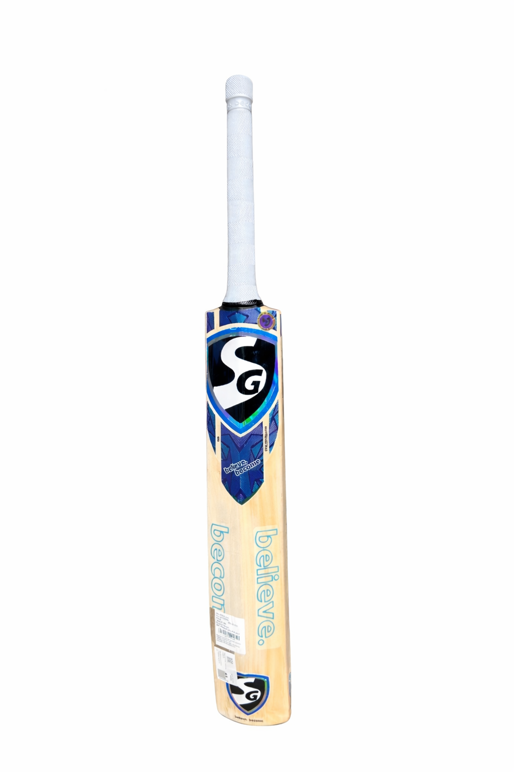 SG MAC XTREME ENGLISH WILLOW CRICKET BAT - SENIOR — back view