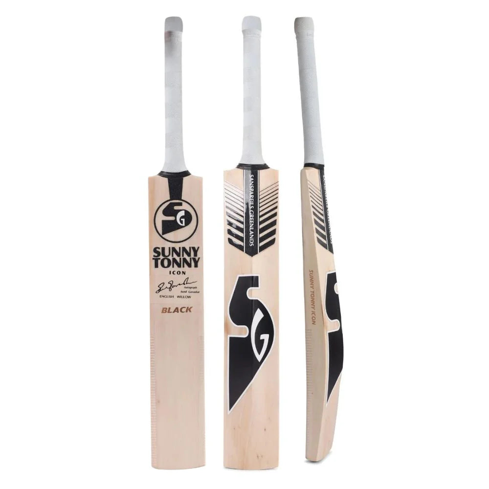 SG SUNNY TONNY ICON BLACK BAT - CLEARANCE - Cricket For All