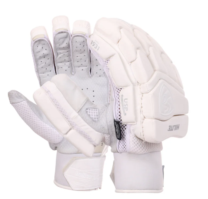 EOS SALE SG HILITE WHITE BATTING GLOVES