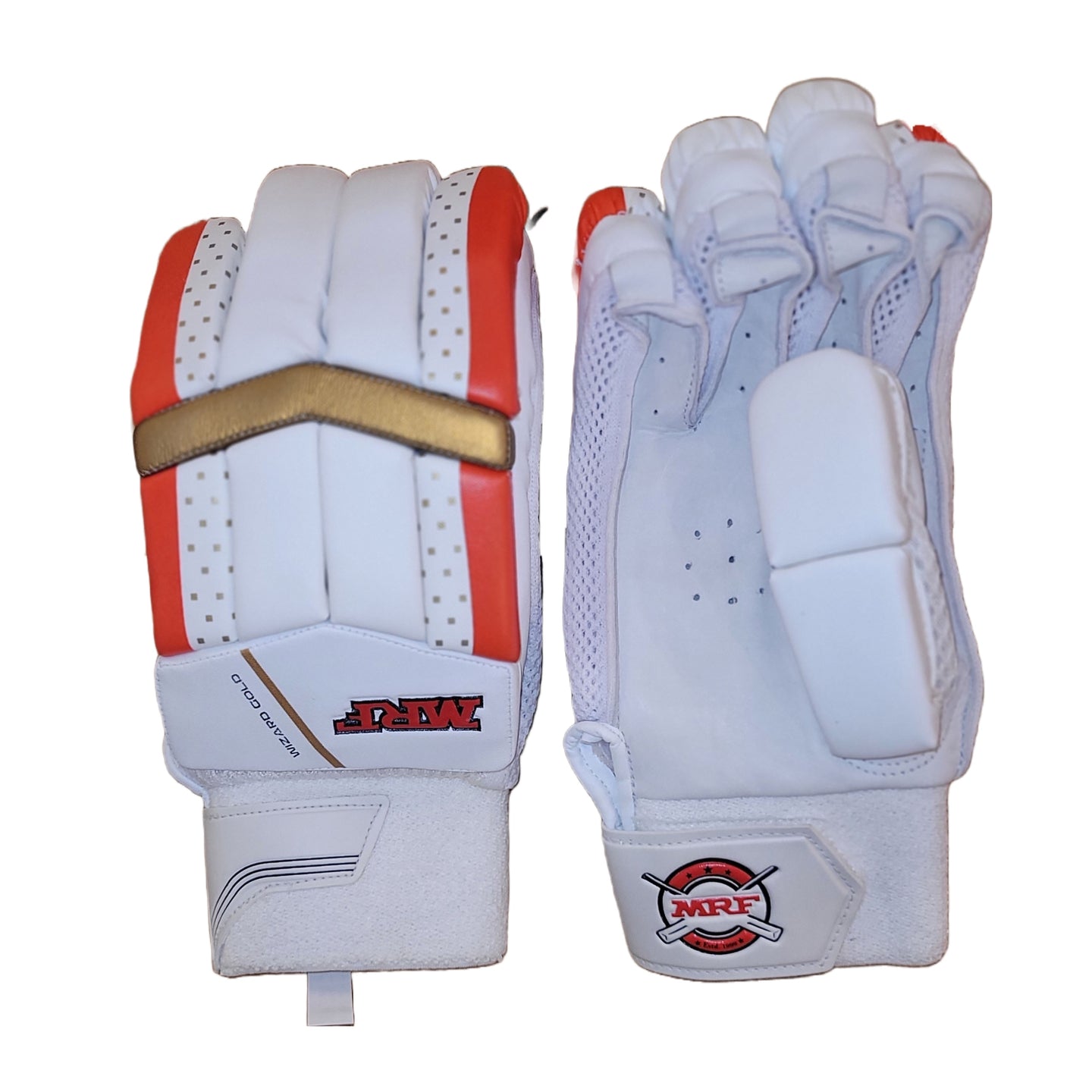 MRF WIZARD GOLD JUNIOR BATTING GLOVES - Cricket For All