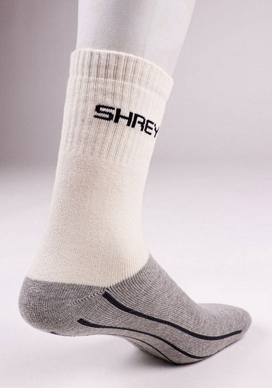 SHREY ORIGINAL PERFORMANCE SOCKS OFF WHITE - Cricket For All